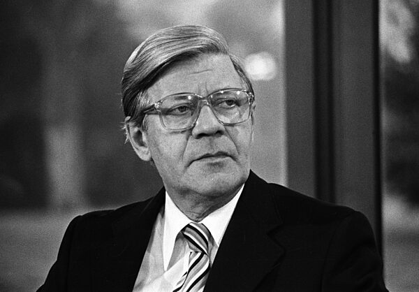 Federal Chancellor Helmut Schmidt