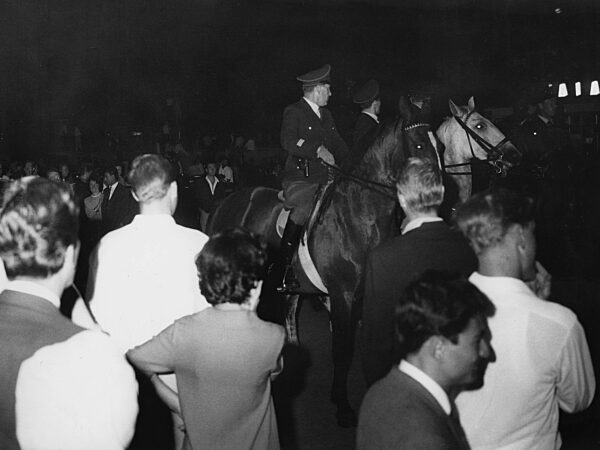 The Schwabinger Krawalle (Schwabing riots) in Munich, 1962