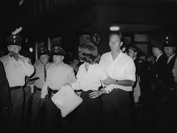 The Schwabinger Krawalle (Schwabing riots) in Munich, 1962