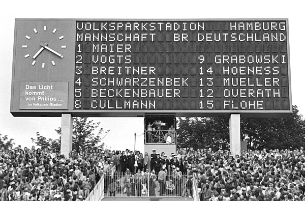 The 1974 FIFA World Cup: line-up of Germany.