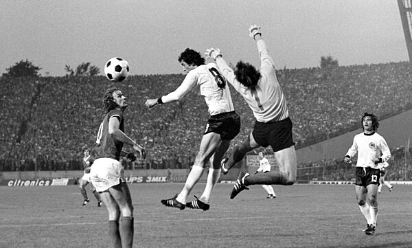 The 1974 FIFA World Cup: Cullmann (GER) and Croy (GDR)