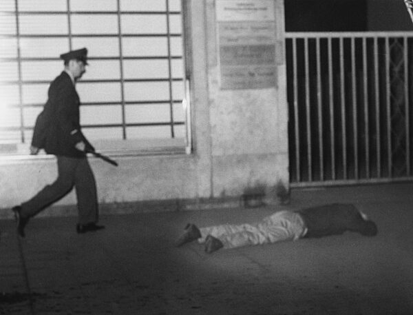 The Schwabinger Krawalle (riot in Schwabing) in Munich, 1962