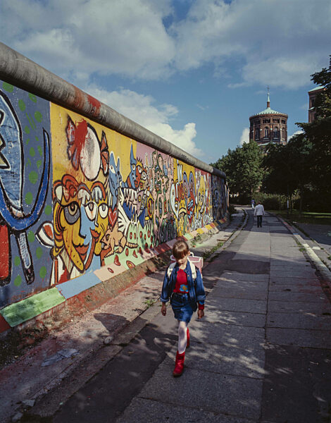 Weg entlang der Berliner Mauer beim Bethanien, SO 36