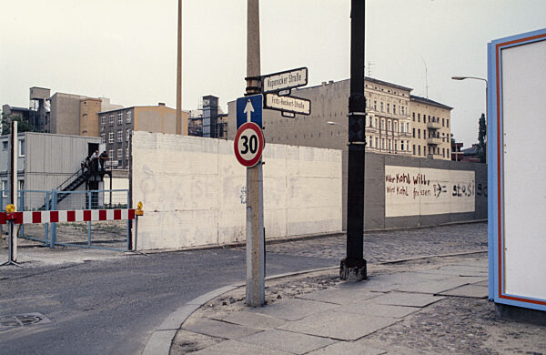 Berliner Mauer zur Wendezeit