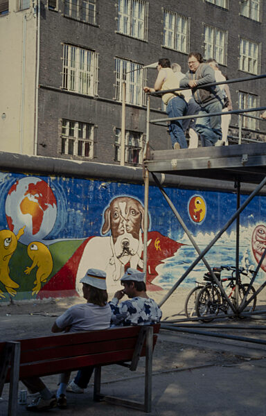 Berliner Mauer zur Wendezeit