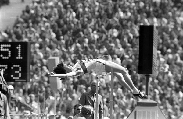 Olympic Games 1972 in Munich. High jump: Ulrike Meyfarth (Germany) Gold 04.09.1972.