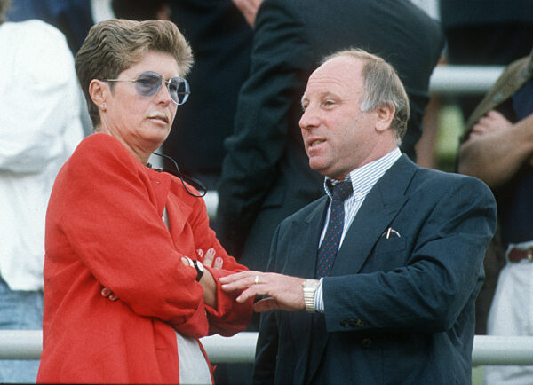 European Championship 1988 in Germany. As spectators in the stands at Hamburg's Volkspark Stadium: HSV legend Uwe Seeler with wife Ilka June 21, 1988.
