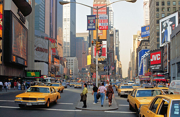 Times Square in New York, 1992