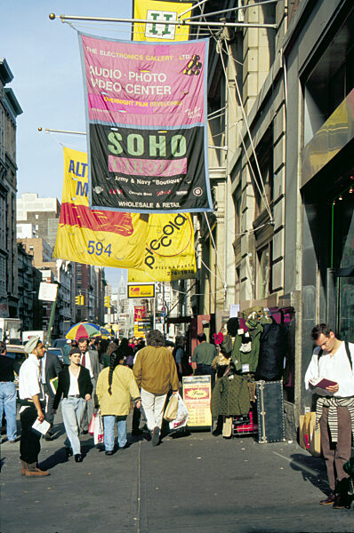 West Broadway in New York, 1992