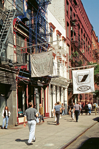 West Broadway in New York, 1992