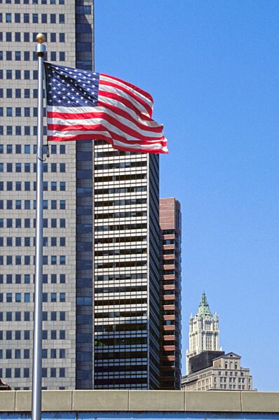 Hochhäuser in Downtown New York, 1992