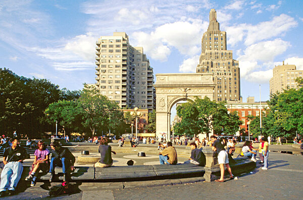 Washington Square in New York, 1992