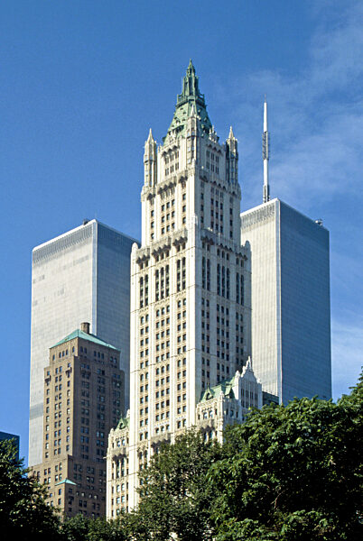 World Trade Center und Woolworth Building, 1992