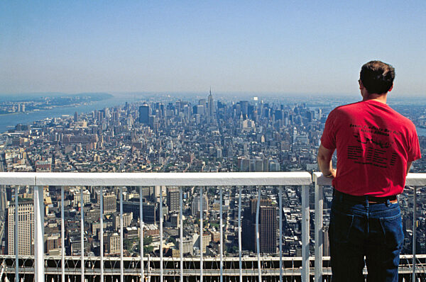 Blick vom World Trade Center, 1992