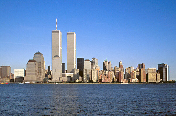 Blick von New Jersey auf Manhattan, 1992