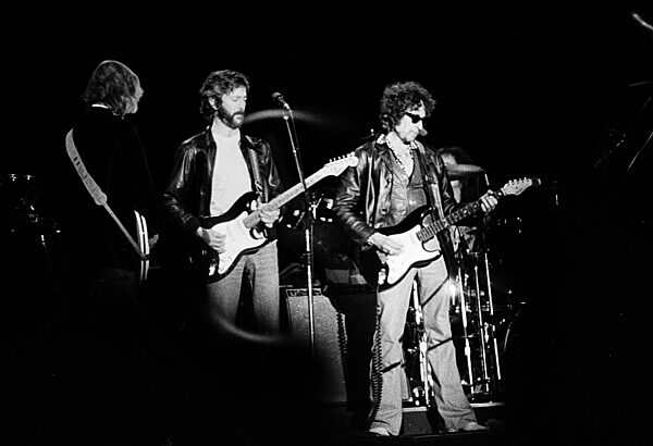 Eric Clapton und Bob Dylan in Nürnberg, 1978