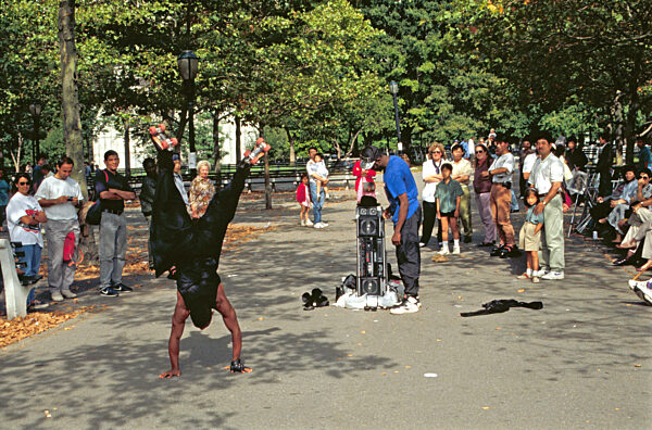 Performance im Central Park, 1992