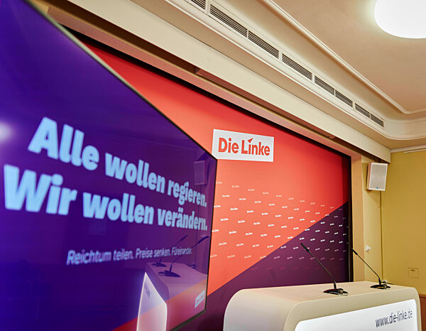 Presentation of the Left Party election program for the 2025 Bundestag elections