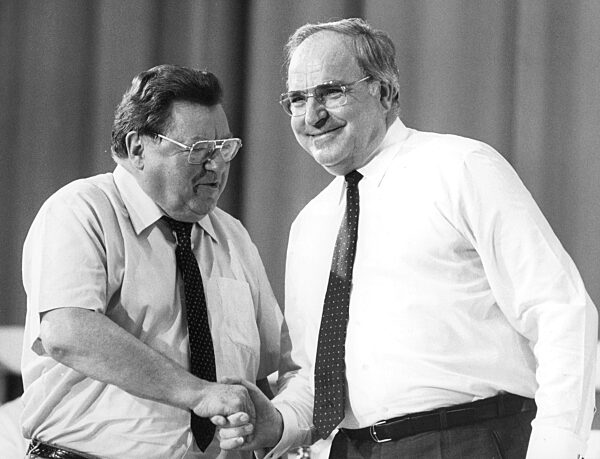Helmut Kohl and Franz Josef Strauß, 1983