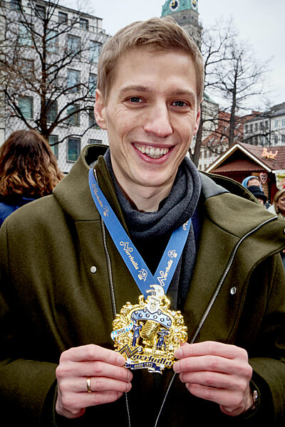 Dominik Krause bei Inthronisation des Faschingsprinzenpaares der Narrhalla in München, 2025