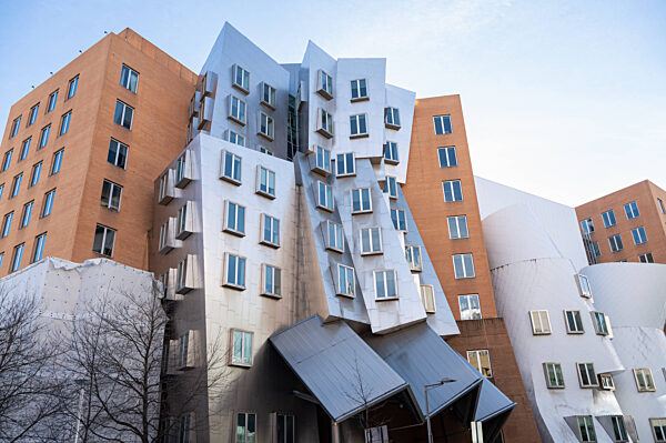 Boston, USA, Ray and Maria Stata Center auf dem MIT Campus in Cambridge