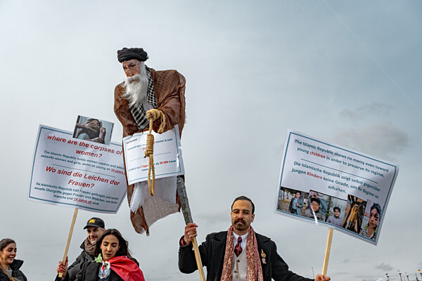 Iran Demo auf der Theresienwiese