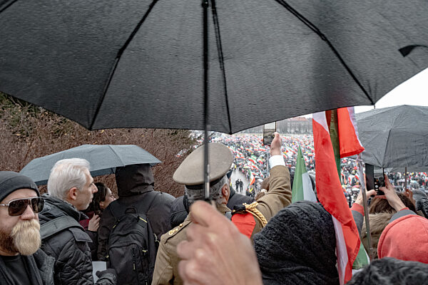 Iran Demo auf der Theresienwiese