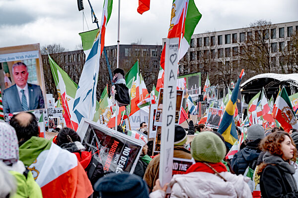 Iran Demo auf der Theresienwiese