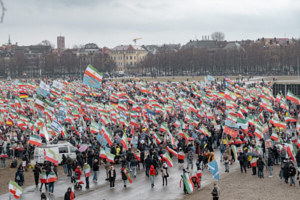 Iran Demo auf der Theresienwiese