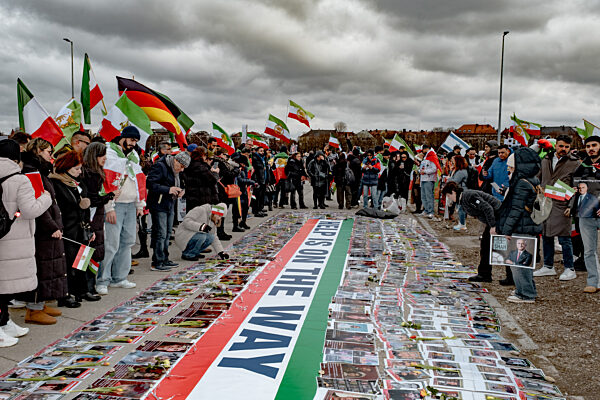 Iran Demo auf der Theresienwiese