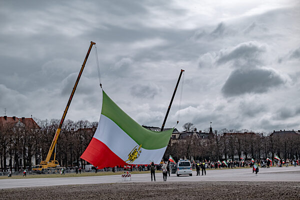 Iran Demo auf der Theresienwiese