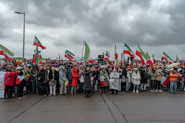 Iran Demo auf der Theresienwiese