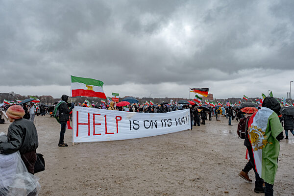 Iran Demo auf der Theresienwiese