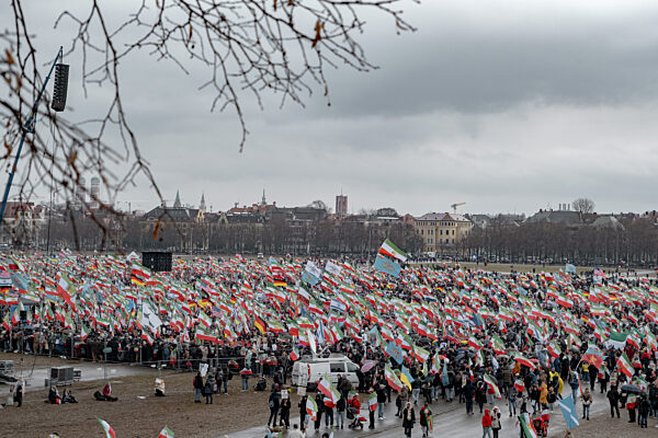Iran Demo auf der Theresienwiese