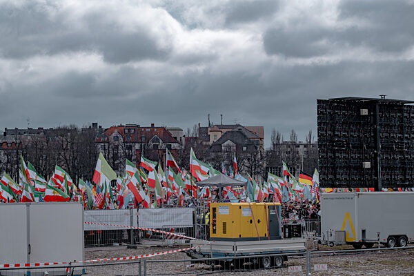 Iran Demo auf der Theresienwiese