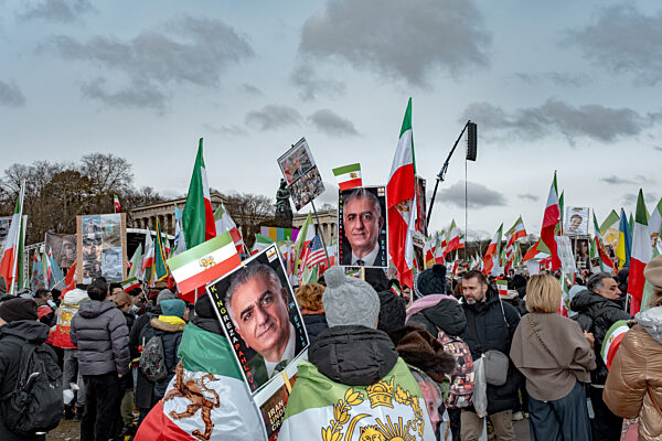 Iran Demo auf der Theresienwiese