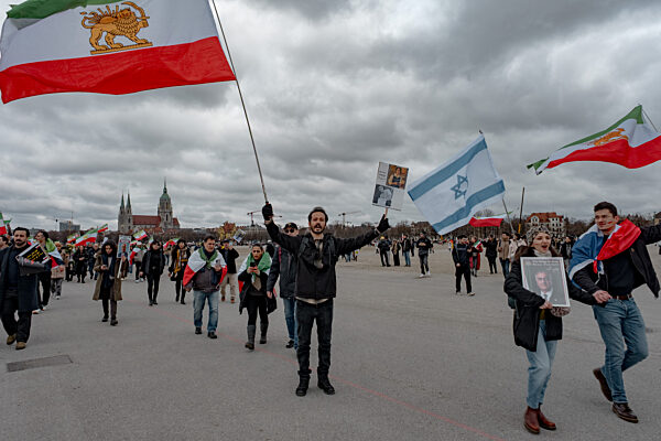 Iran Demo auf der Theresienwiese