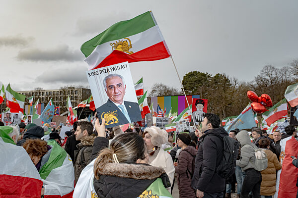 Iran Demo auf der Theresienwiese