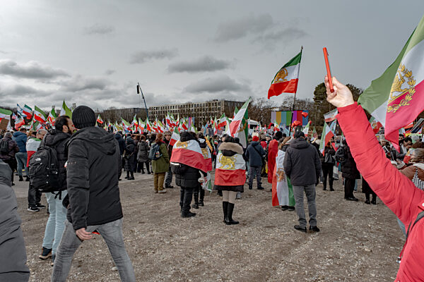 Iran Demo auf der Theresienwiese