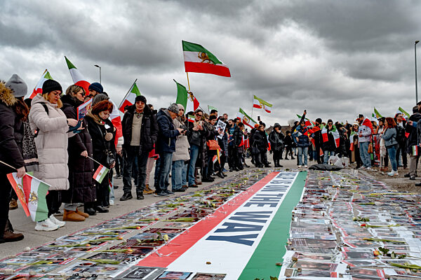 Iran Demo auf der Theresienwiese