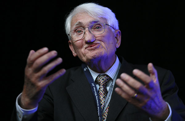 Jürgen Habermas, 2012