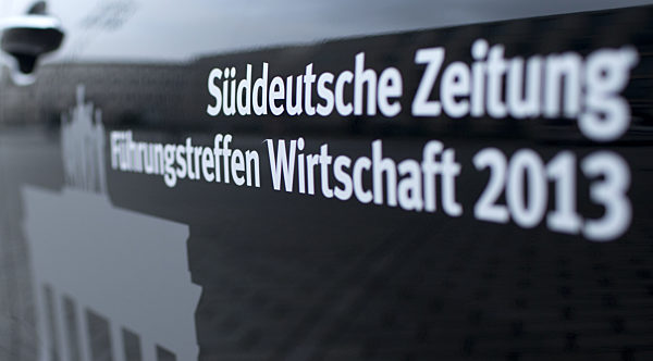 VIP-Shuttle beim SZ-Führungstreffen Wirtschaft 2013 in Berlin