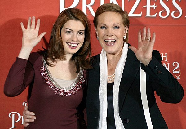 Anne Hathaway und Dame Julie Andrews in München