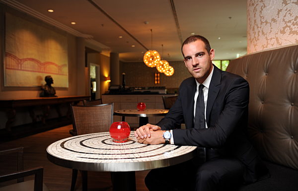 Fotoshooting mit Fußballprofi Christoph Metzelder