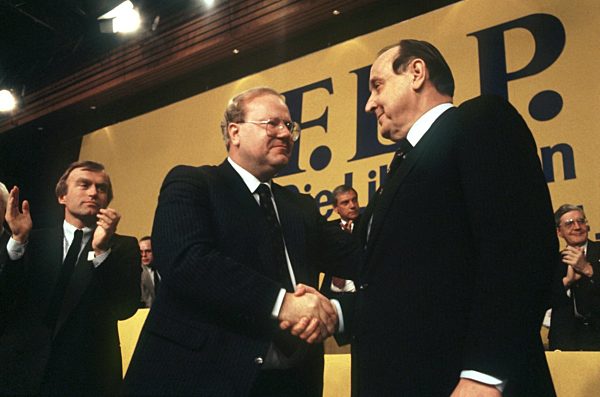 Martin Bangemann becomes FDP chairman