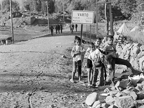 Schweres Erdbeben in der Türkei 1966