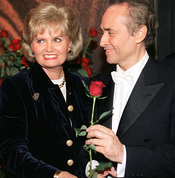Hannelore Kohl besucht Carreras-Konzert
