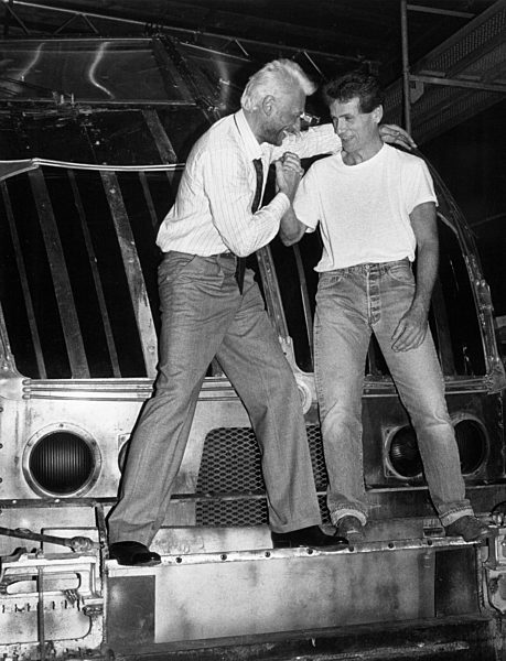 Jürgen Prochnow and Johnny Hallyday