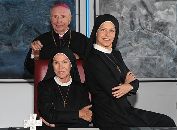 Dreharbeiten "Um Himmels Willen" mit Gaby Dohm