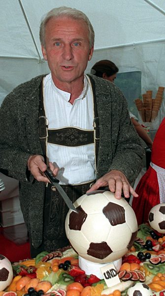 Fußball: Giovanni Trapattoni bei Bayern-Meisterfeier